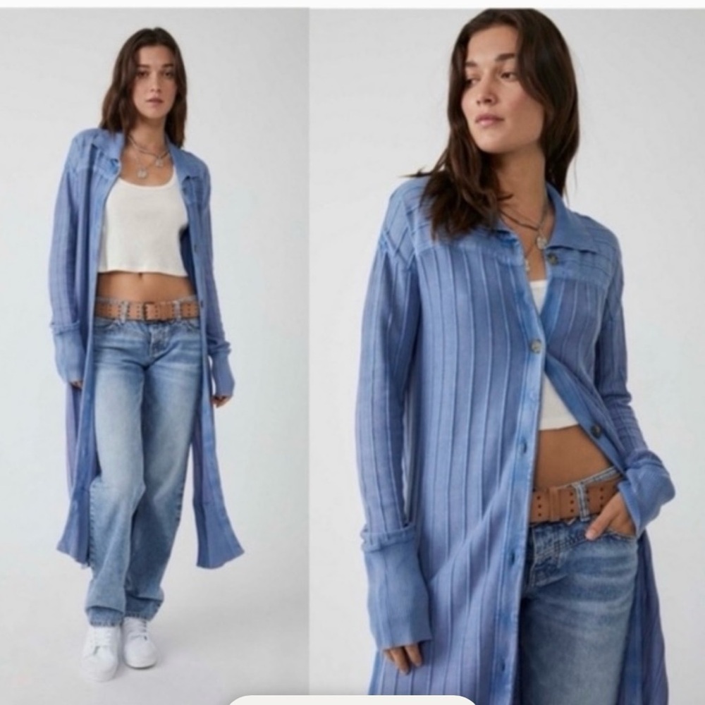 Free People Hudson Maxi Cardigan small - Picture 3 of 16